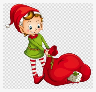 Elves Christmas Clipart Santa Claus Christmas Elf Clip - Christmas Elf Png