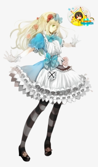 Alice In Wonderland Anime Png - Alice Anime