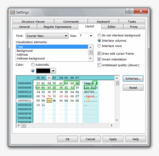 Edit Window Layout - Color
