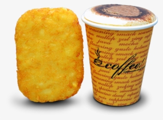 Hash Brown And Small Coffee Or Hot Chocolate