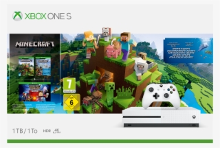 Xbox One S 1tb Minecraft Bundle