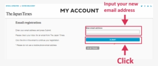 2) Enter An E-mail Address You Wish To Register In - Mobile Email Address Japan