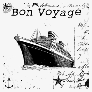 Geocache Description - - Black And White Drawing Of Titanic Ship