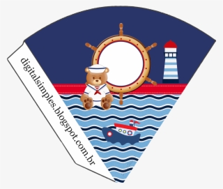 Convite Gratuito Para Imprimir, Rótulos, Etckit Ursinho - Bandeirola Urso Marinheiro Para Imprimir