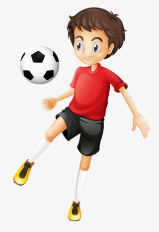 Cursos - Boy Playing Soccer Cartoon