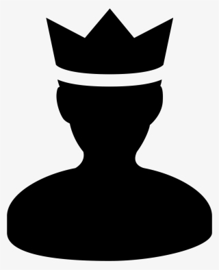 The Icon Consists Of The Portrait Outline Of A Male - Moderator Icon