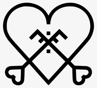 Engagement Heart Key Marriage Icon Free Download Png - Icon