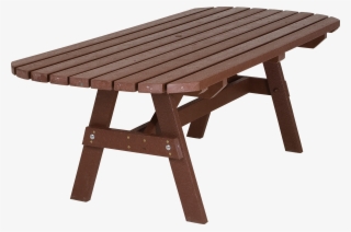 Rectangular, Wheelchair Access Table - Recycled Plastic Garden Table