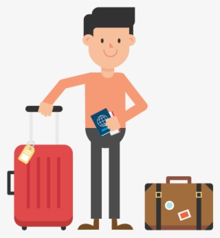 Open - Gif Walking With Luggage