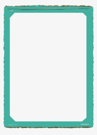 Teal Rectangle Frame - Picture Frame