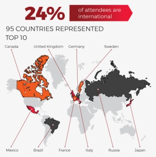 24% Of Attendees Are International - Bald Eagle World Range