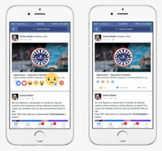 Reacciones Facebook Emoji - Smartphone