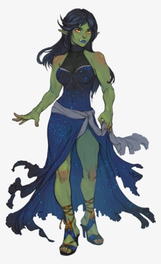 Amber Harris - Female Half Orc Warlock