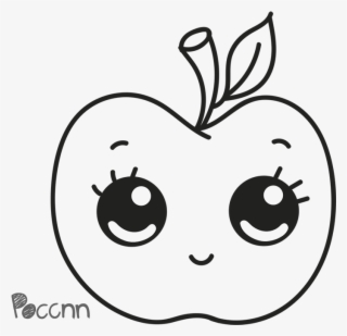 Apple To Color - Cute Book To Color