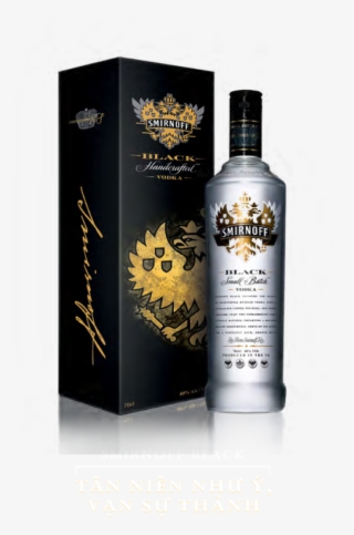 Smirnoff Black Hộp Giấy - Smirnoff Black