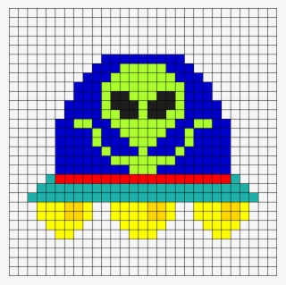 Ufo Perler Bead Pattern - Planet Hama Bead Patterns