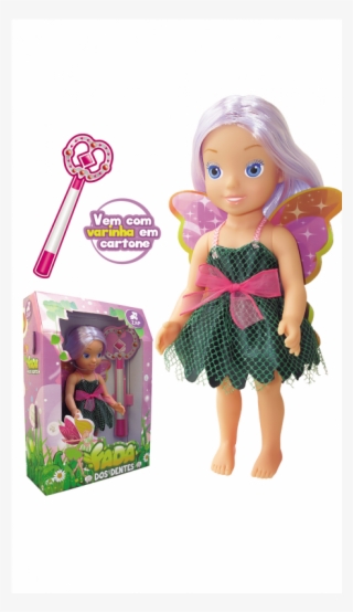Boneca Fada Dos Dentes Branca Zap - Boneca De Brinquedo Fada Dos Dentes Bebe Branca Zap