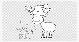 Dibujo De Reno Para Colorear Clipart Rudolph Reindeer - Clip Art