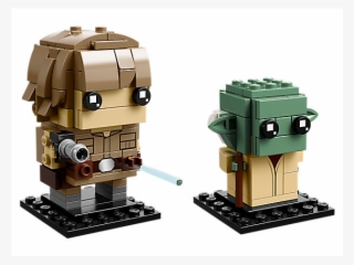 Lego Hot Toys - Lego Brickheadz Luke And Yoda