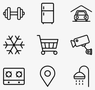 Real Estate Icons Set - Work Icon Vector