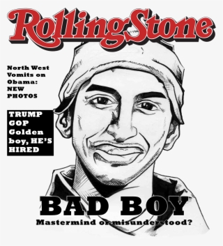 Illustration By Adam Valenzuela Of Abdelhamid Abaaoud, - Rolling Stone Magazine