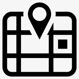 Simpleicons Places Map Gr - Map Icon Black And White