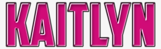 Kaitlyn Logo Vector Online Png Kaitlyn Logo - Wwe Kaitlyn Logo Png