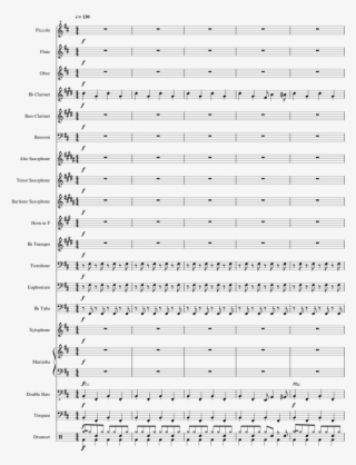 Print - Battle Cats Battle Theme Clarinet