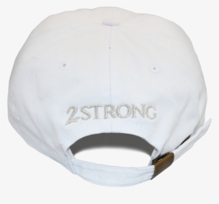 White Triangle With Silver Outline Dad Hat Back - Baseball Cap