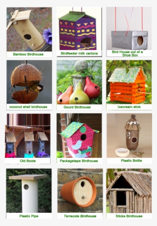 A Bird Nest With Materials Available At Home - Make Bird House At Home
