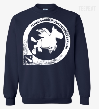 Customcat Apparel Printed Crewneck Pullover Sweatshirt - T-shirt