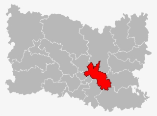 Canton Pont Sainte Maxence - Carte Département De L Oise