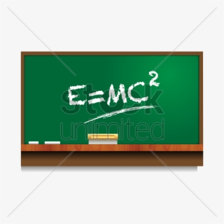 Chalkboard With Formula V矢量图形 - Eraser