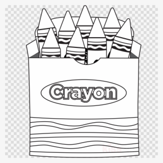 Crayon Clipart Crayon Coloring Book Clip Art - Set Of Crayons Black And White
