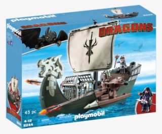 Playmobil How To Train Your Dragon Drago's Ship Building - Train Your Dragon Playmobil