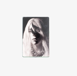 Lady Gaga Clear Pocket White Hoodie