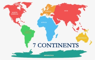 North America Continent Png Graphic Transparent Stock - World Map