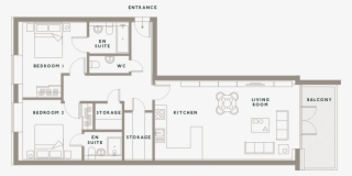 Apartment 54 Neptune House - Floor Plan
