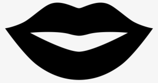 Lips Clipart Black And White - Portable Network Graphics