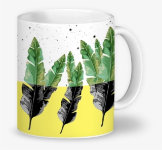 Caneca Banana Leaves De Gal Pop Designna - Photography