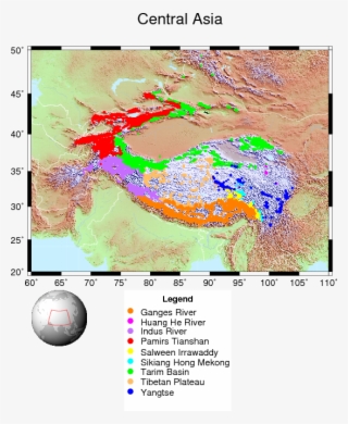 World Glacier Inventory - Map