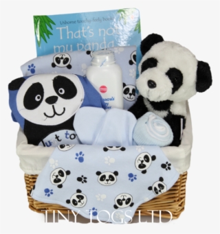 Baby Boy Gift Basket Hamper With A 5 Piece Layette - Gift