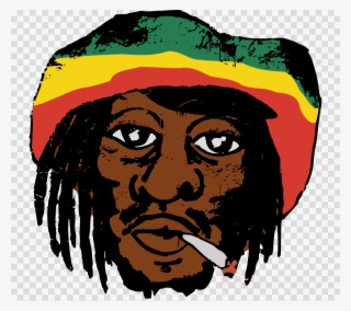 Bobmarley Png Clipart Clip Art - Bob Marley With Joint