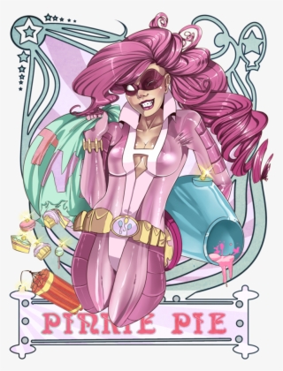 Pinkie Pie Rarity Rainbow Dash Twilight Sparkle Applejack - Mlp Superheroes Fanart