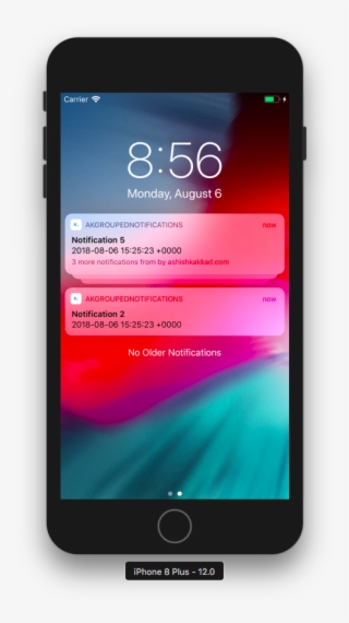 Grouped Notifications - Notification Transparent Iphone
