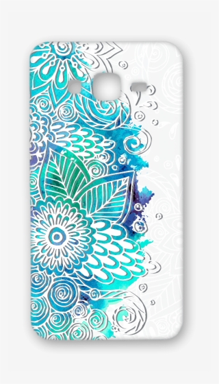 Blue Watercolor Flowers White Background - Still Poster Print By Kimberly Allen