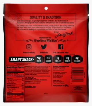 Jack Link's Teriyaki Ingredients