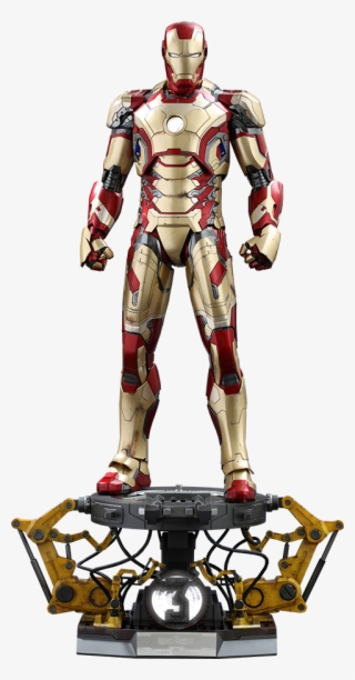Hot Toys Iron Man Mark Xlii Deluxe Version Quarter - Hottoys Mark 42 1 4
