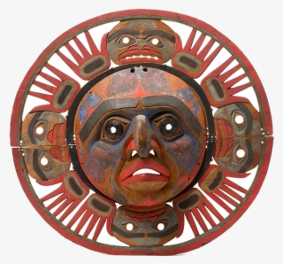 Carved Wooden Mask With A Face In The Center And Four - Joseph Campbell And The Power