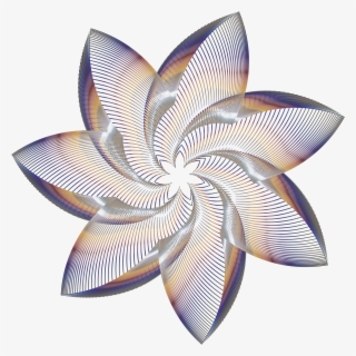 This Free Icons Png Design Of Prismatic Flower Line